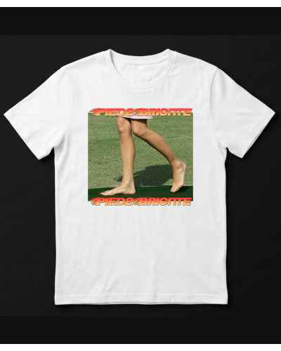 Tshirt Pied 2 Brigitte écriture Flammes